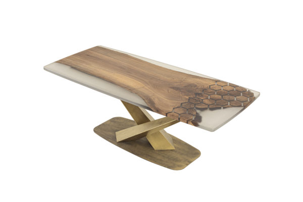 table en bois massif moderne