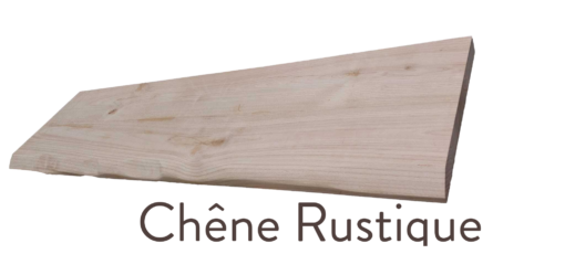 Planche de bois poncé (aspect brut) en chêne pour table ou comptoir