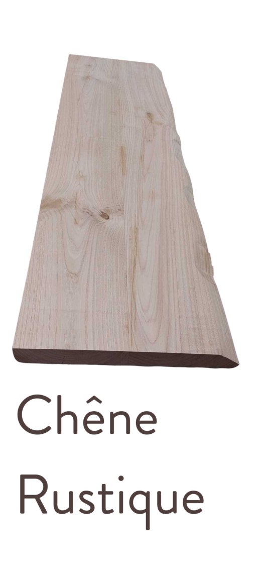 Planche de bois poncé (aspect brut) en chêne pour table ou comptoir